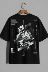 Premium Printed Oversized T-Shirt for Men – Cotton Jersey Fabric