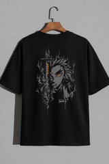 Rengoku Kyojuro Premium Oversized T-Shirt for Men – Cotton Jersey Fabric