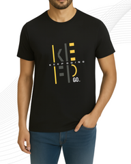 Premium Printed T-Shirt for Men – Cotton Jersey Fabric