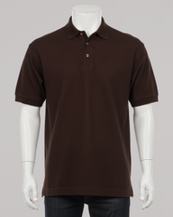 Dark Brown Polo T-Shirt – Premium Quality & Comfortable Wear