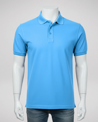 Sky Blue Polo T-Shirt – Premium Quality & Comfortable Wear