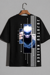 GOJO Satoru Printed Oversized T-Shirt for Men – Cotton Jersey Fabric