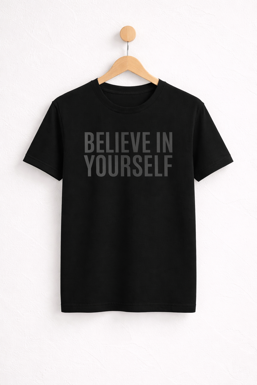 Yourself Printed T-Shirt for Men – Cotton Jersey Fabric