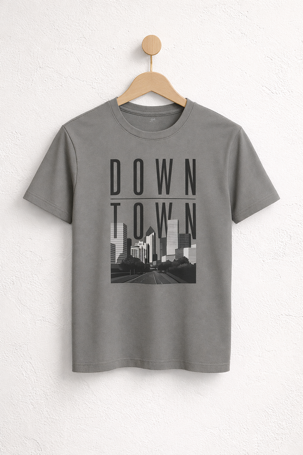 Down Town T-Shirt for Men – Cotton Jersey Fabric