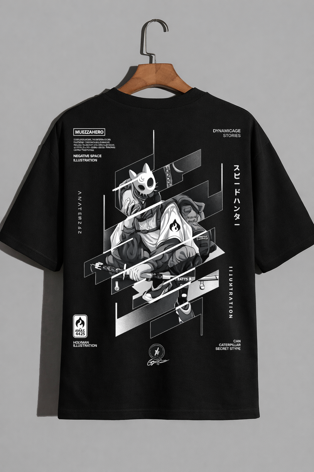 Premium Printed Oversized T-Shirt for Men – Cotton Jersey Fabric