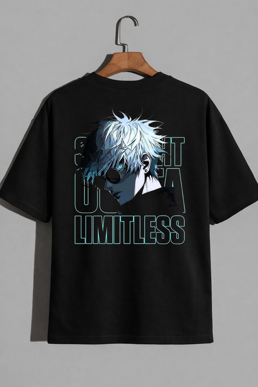 GOJO Satoru 2 Printed Oversized T-Shirt for Men – Cotton Jersey Fabric