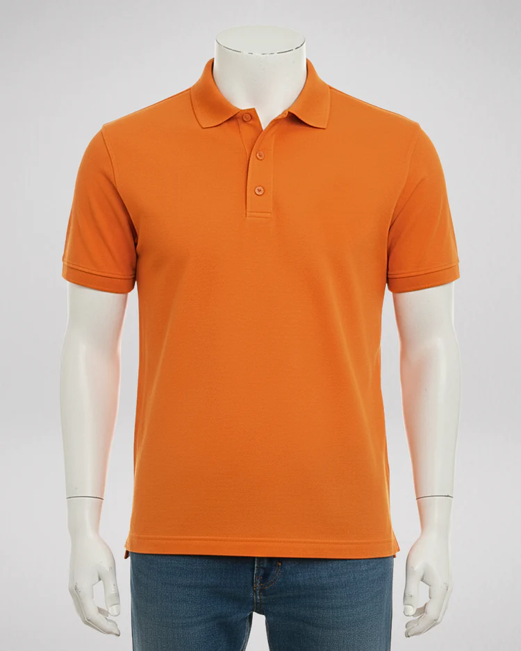 Orange Polo T-Shirt – Premium Quality & Comfortable Wear