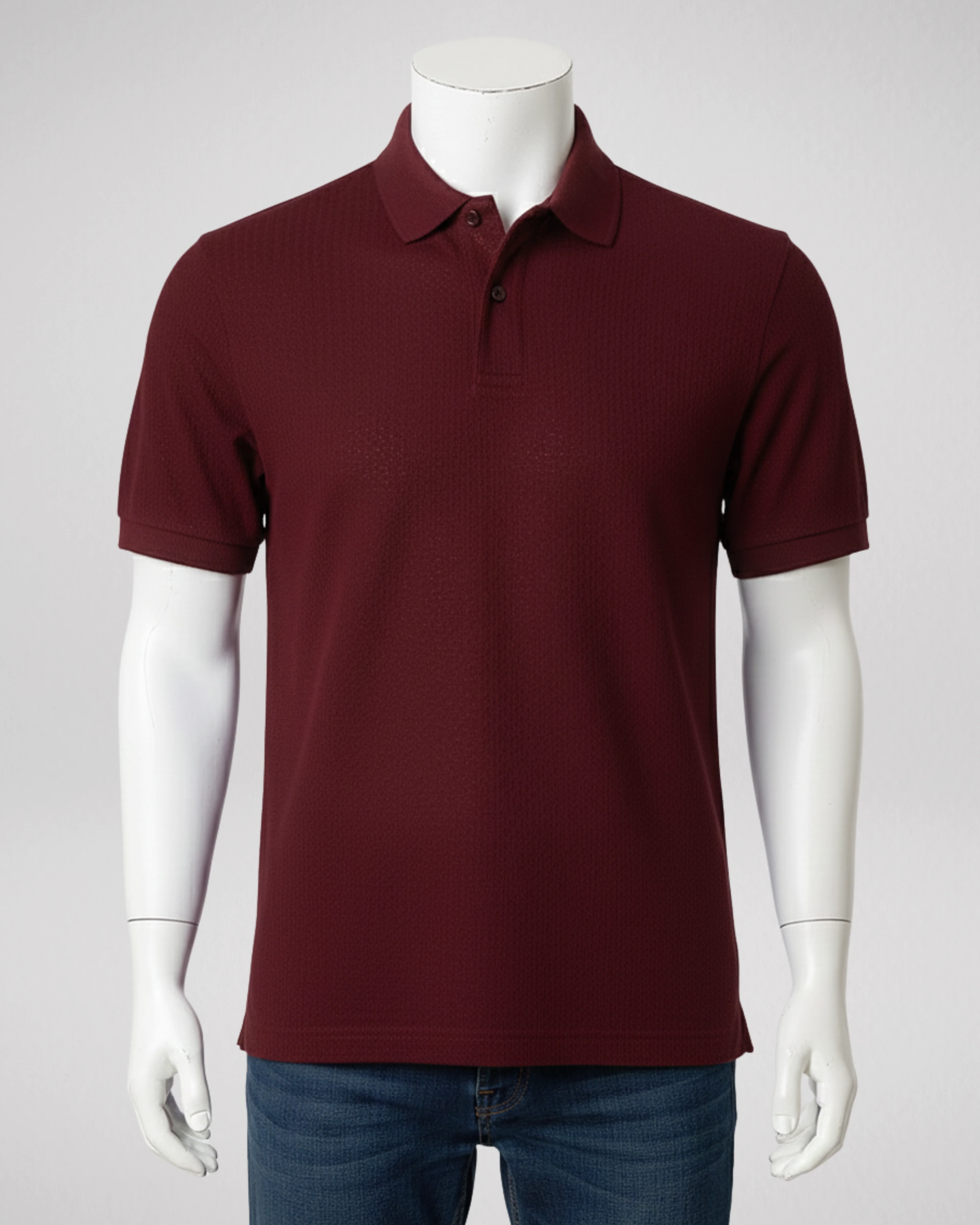 Maroon Polo T-Shirt – Premium Quality & Comfortable Wear