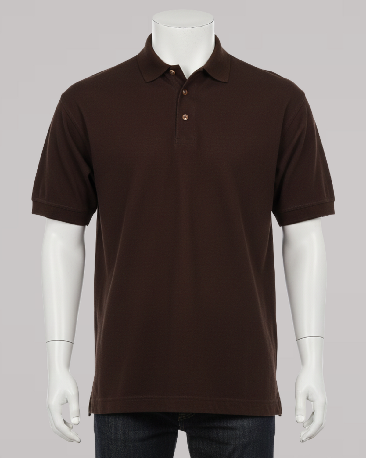 Dark Brown Polo T-Shirt – Premium Quality & Comfortable Wear