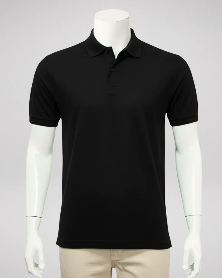 Black Polo T-Shirt – Premium Quality & Comfortable Wear